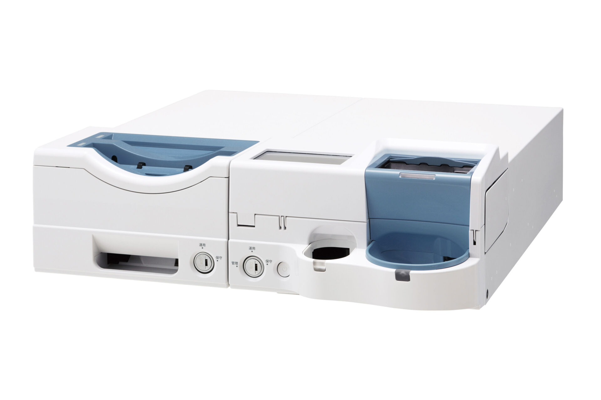 リテールテック2026_MOOV×自動釣銭機連携_ローレルバンクマシン自動釣銭機の写真