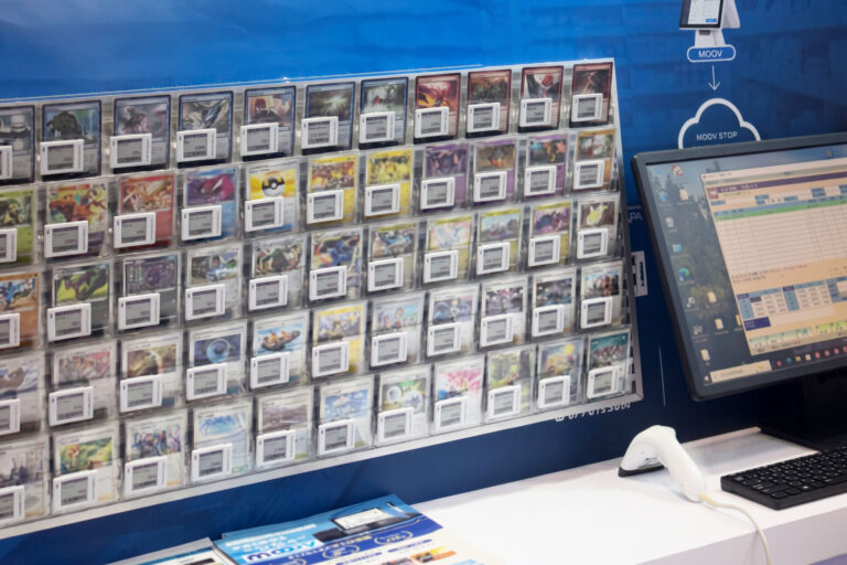 クラウドPOS『MOOV』と連携した電子棚札（ESL）のショーケース展示デモンストレーション