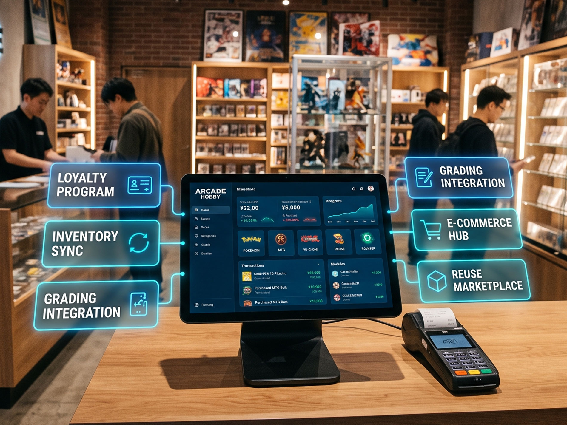HOME 48 【リユース・トレカPOS】店舗の成長に合わせて機能を拡張!無駄なく導入する「オプション活用」の極意
